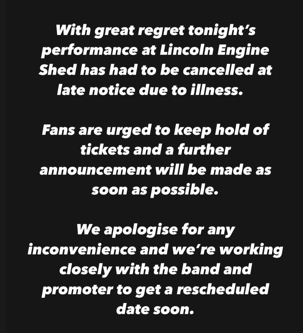 Engine Shed announcement on Instagram
